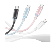 USAMS Kabel US-SJ658 6A USB-A do USB-C 1,2m różowy - 1569089 - zdjęcie 3
